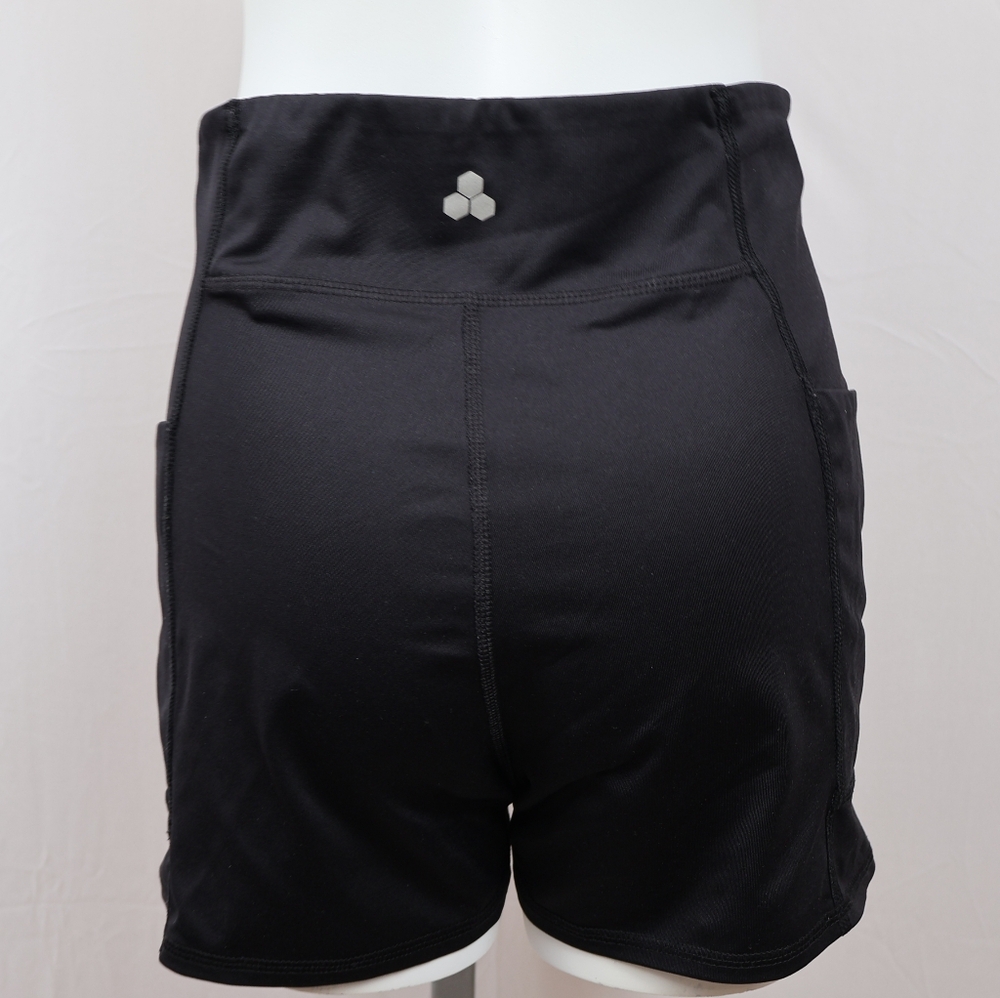 Tek Gear Women's High-Waisted Black Shorts - Picture 2 of 6